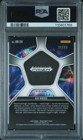 2024 Panini Prizm Draft Picks Brilliance Ed Reed #BRER Orange Pulsar PSA 10